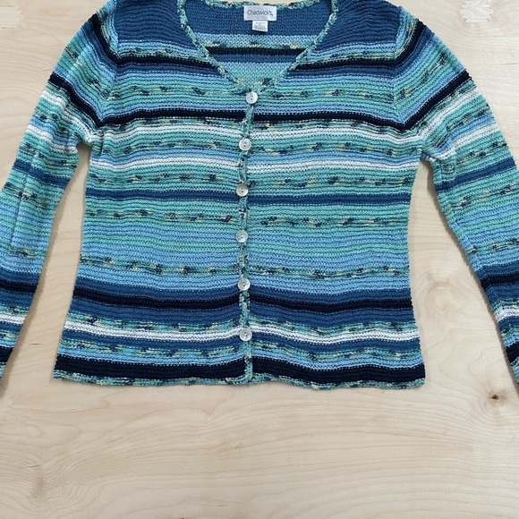 Chadwick’s Button Front Sweater size XL (CY) - Picture 2 of 7